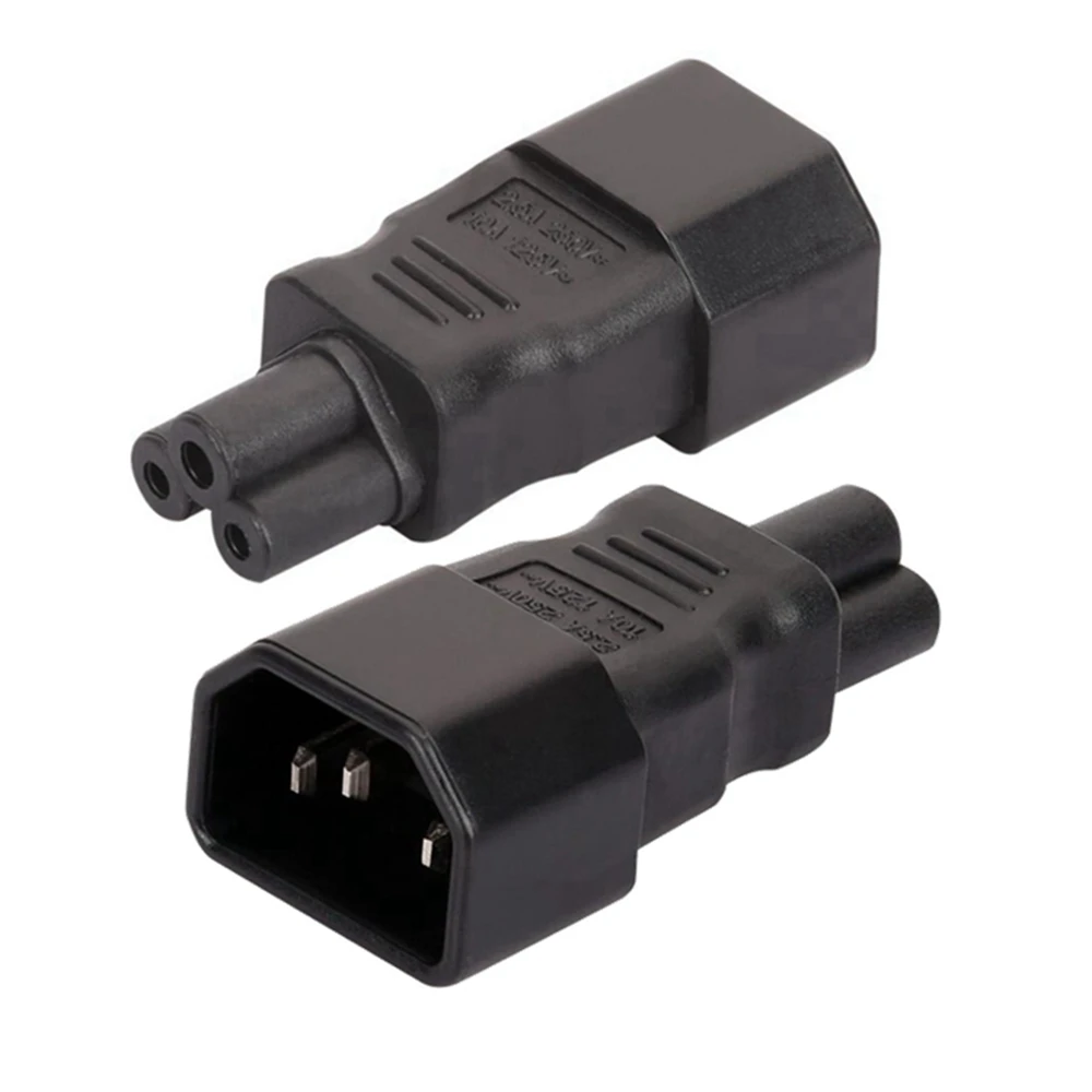 Adaptador de corriente Universal IEC 320 C14 a C5 convertidor adaptador C5 a C14 enchufe de alimentación de CA hembra enchufe IEC320 C14 de 3 pines Venta caliente - imagen 5