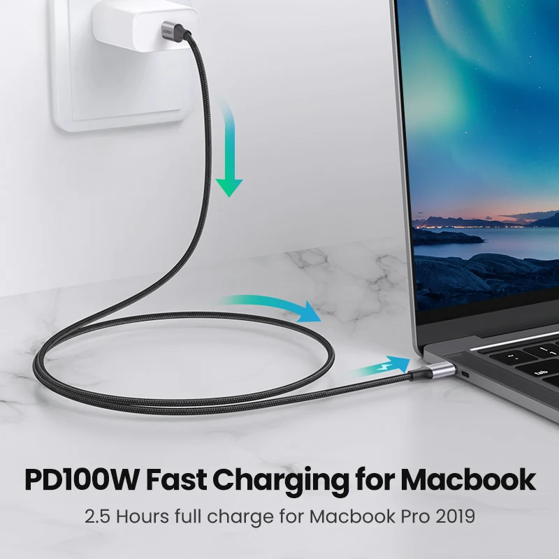 UGREEN Cable USB-C PD 100W – Rápida para MacBook Pro iPad Samsung - imagen 5