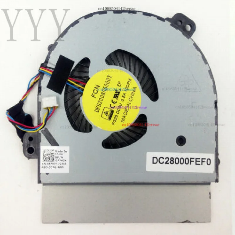 Para DELL Alienware M17X 17 R2 R3 ventilador del radiador 7740Y 07740Y