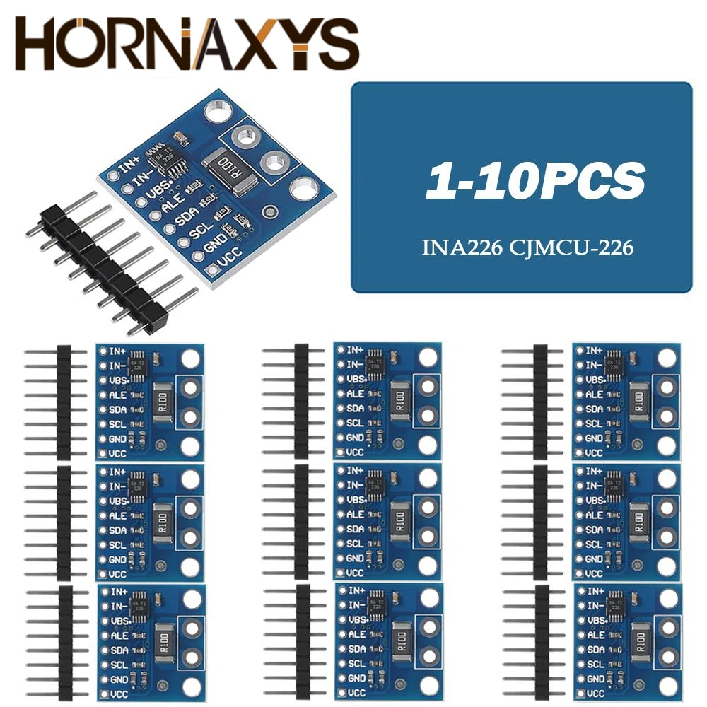 Módulo de sensor de monitoreo de corriente/potencia bidireccional, interfaz IIC de piezas INA226, 1-10 CJMCU-226