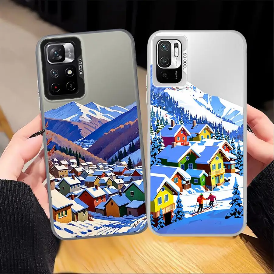 Funda trasera para teléfono Xiaomi Mi 11 Lite 12T Pro 13T Navidad Papá Noel - imagen 3