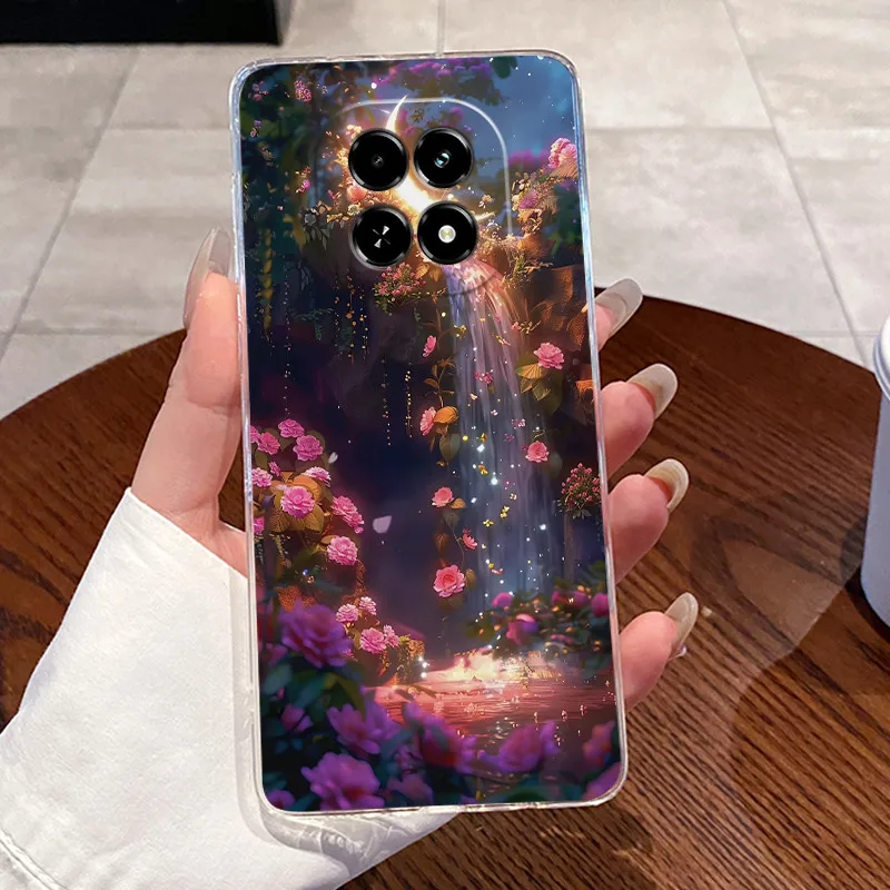 Para Realme V60 V60s funda transparente de lujo lindo conejo de amor divertido TPU funda de teléfono de silicona suave para Realme V60s/V60 5G contraportada - imagen 5