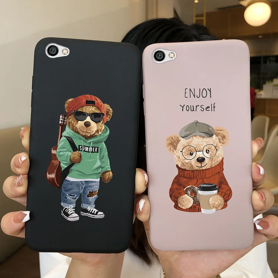 Funda protectora para teléfono Xiaomi Redmi Y1 Lite, carcasa mate de silicona suave con patrón divertido para Redmi Y 1 Y1lite RedmiY1 - imagen 3