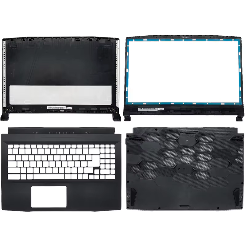 MSI Katana GF66 Tapa trasera y carcasa LCD completa - Bisagras