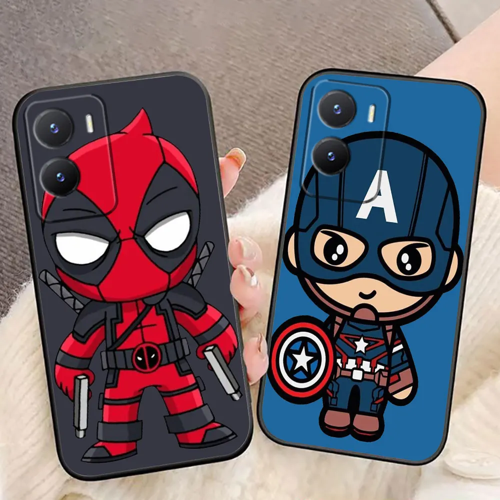 Funda de hierro Spider-Man Deadpool Groot para VIVO Y04 Y16 Y17 Y19 Y20 Y21 Y22S Y27 Y28 Y29 Y35 Y36 Y50 Y51 Y72 Y76 Y77 Y78 Y100 - imagen 4