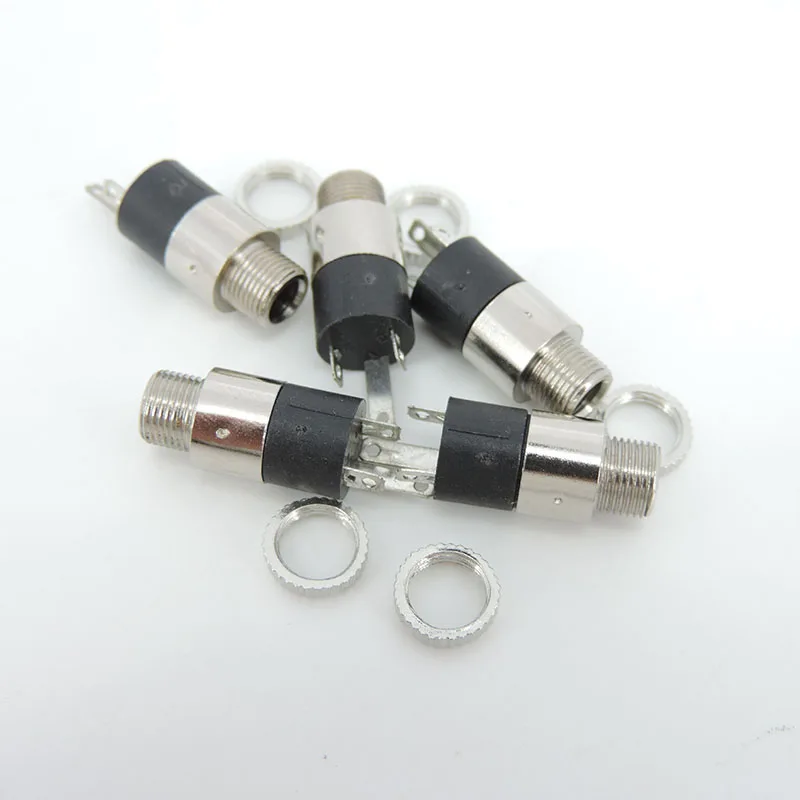 5 uds PJ392 3pin 3,5mm vídeo estéreo hembra montaje Jack enchufe con tornillo Audio auriculares conector de alimentación 3,5 auriculares Q1 - imagen 4