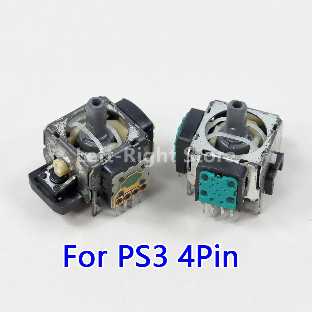 15 Uds original usado para PS3 controlador de 4 pines Joysticks analógicos para PlayStation 3 4PIN 3D potenciómetros de Sensor de Joystick analógico