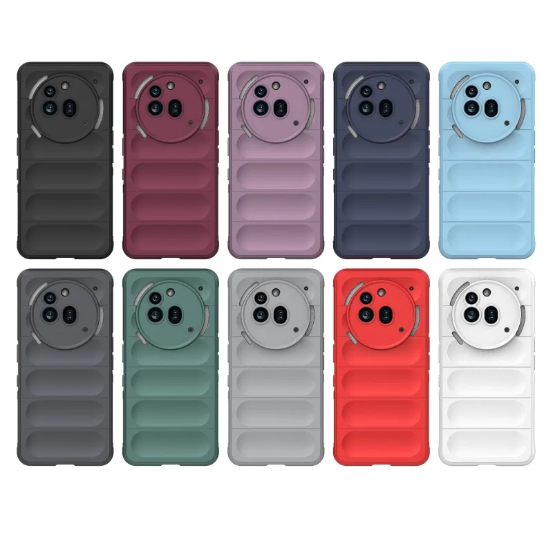 Para NothingPhone 3A Pro funda nada teléfono 3A Pro Capas armadura a prueba de golpes parachoques trasero suave TPU Fundas NothingPhone 3A Pro - imagen 2
