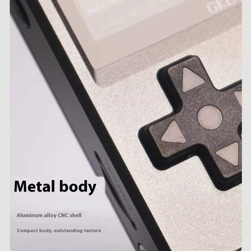 Más de 5000 juegos 2025 GKD Pixel 2 consola de juegos portátil de Metal 2,4 "IPS 640x480 Retro PSP PSone 64GB CNC regalo de cumpleaños portátil - imagen 4