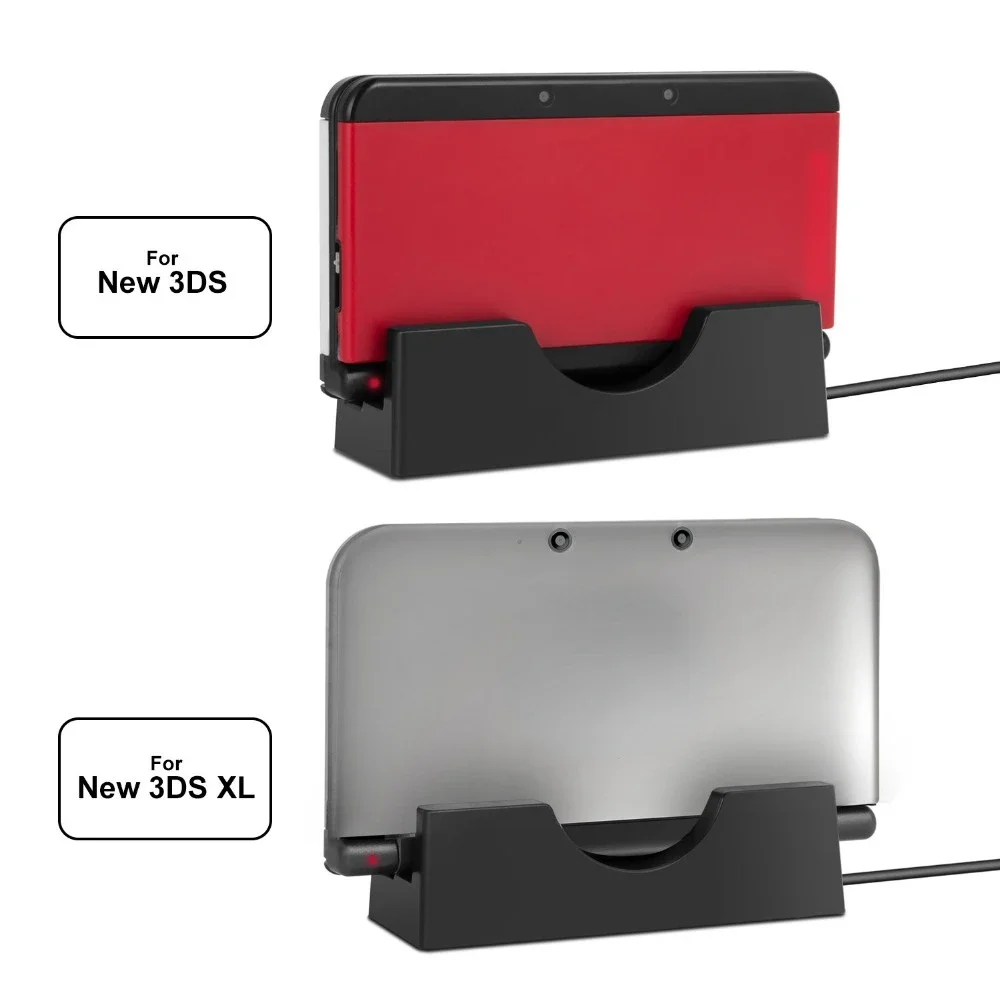 Soporte de carga/buje de estación para el nuevo soporte de carga de consola de juegos 3DS XL/3DS LLGame con cable de carga USB - imagen 5