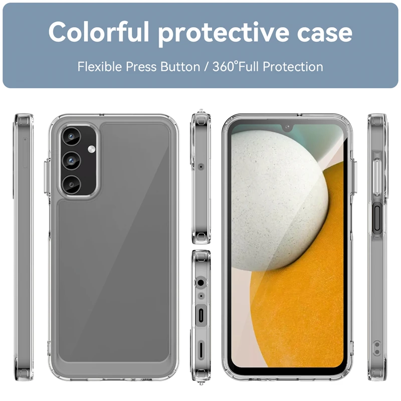 Para funda Samsung Galaxy A15 funda Samsung A15 Capas armadura a prueba de golpes parte trasera del teléfono Color transparente Fundas Samsung A 15 A15 - imagen 3
