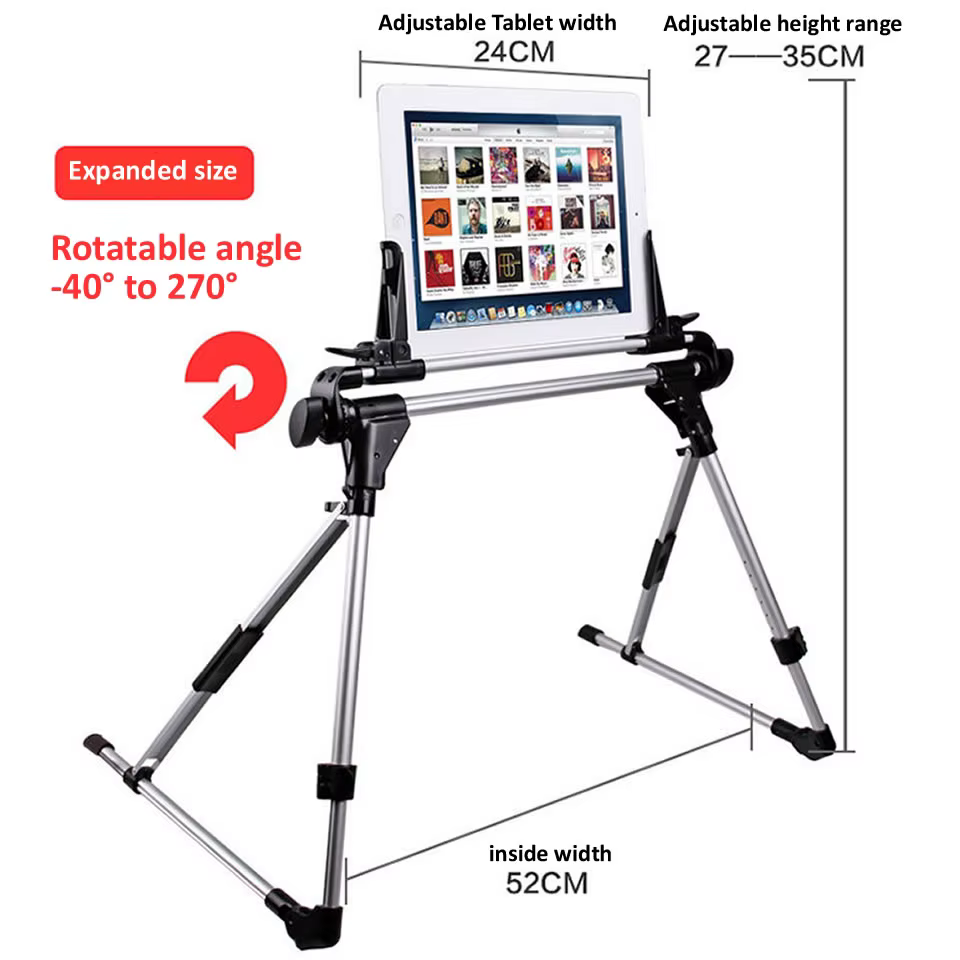 OUTMIX Soporte Ajustable Tablet Teléfono Trípode Plegable - imagen 5