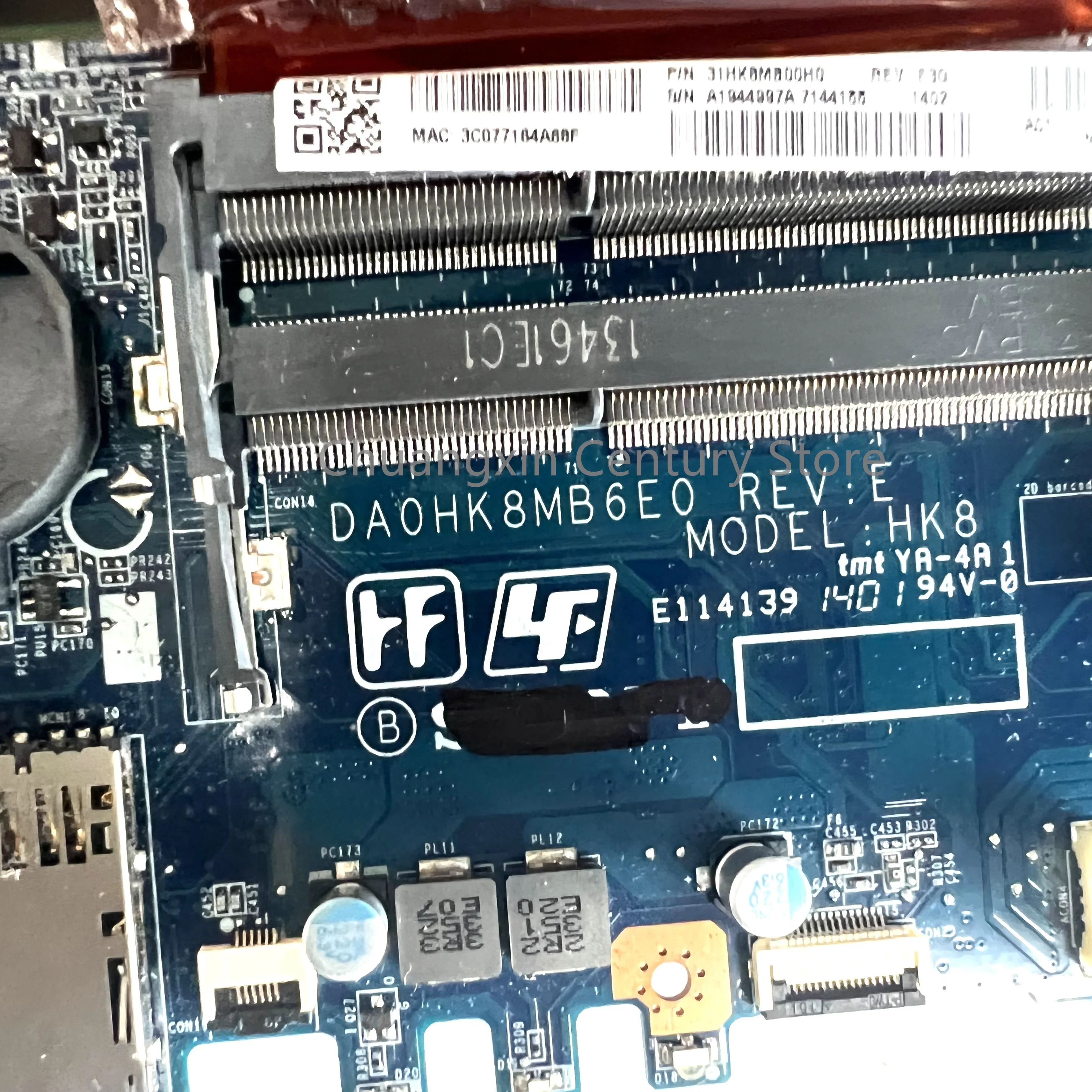 Adecuado para la placa base del ordenador portátil SONY SVF142 SVF142C29U DA0HK8MB6E0 con CPU I3 I5 I7-3TH HM76 100% probado completamente funciona - imagen 5