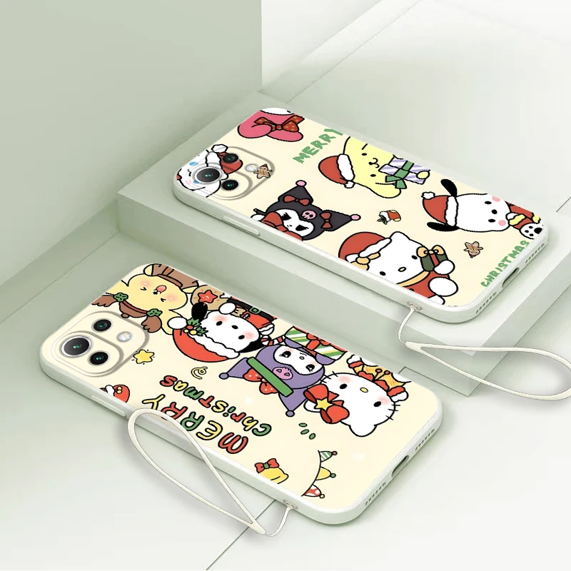 Funda de teléfono para Xiaomi Poco F4 X3 NFC F5 F3 X4 X3 Pro funda suave lindo personaje Navidad - imagen 2