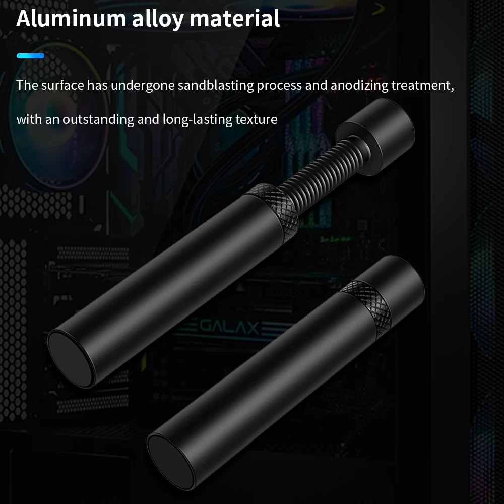 Soporte para tarjeta gráfica TISHRIC GPU, funda para PC de escritorio, soporte con tornillo giratorio telescópico ajustable, soporte para tarjeta de vídeo, conector 3 modelos - imagen 4