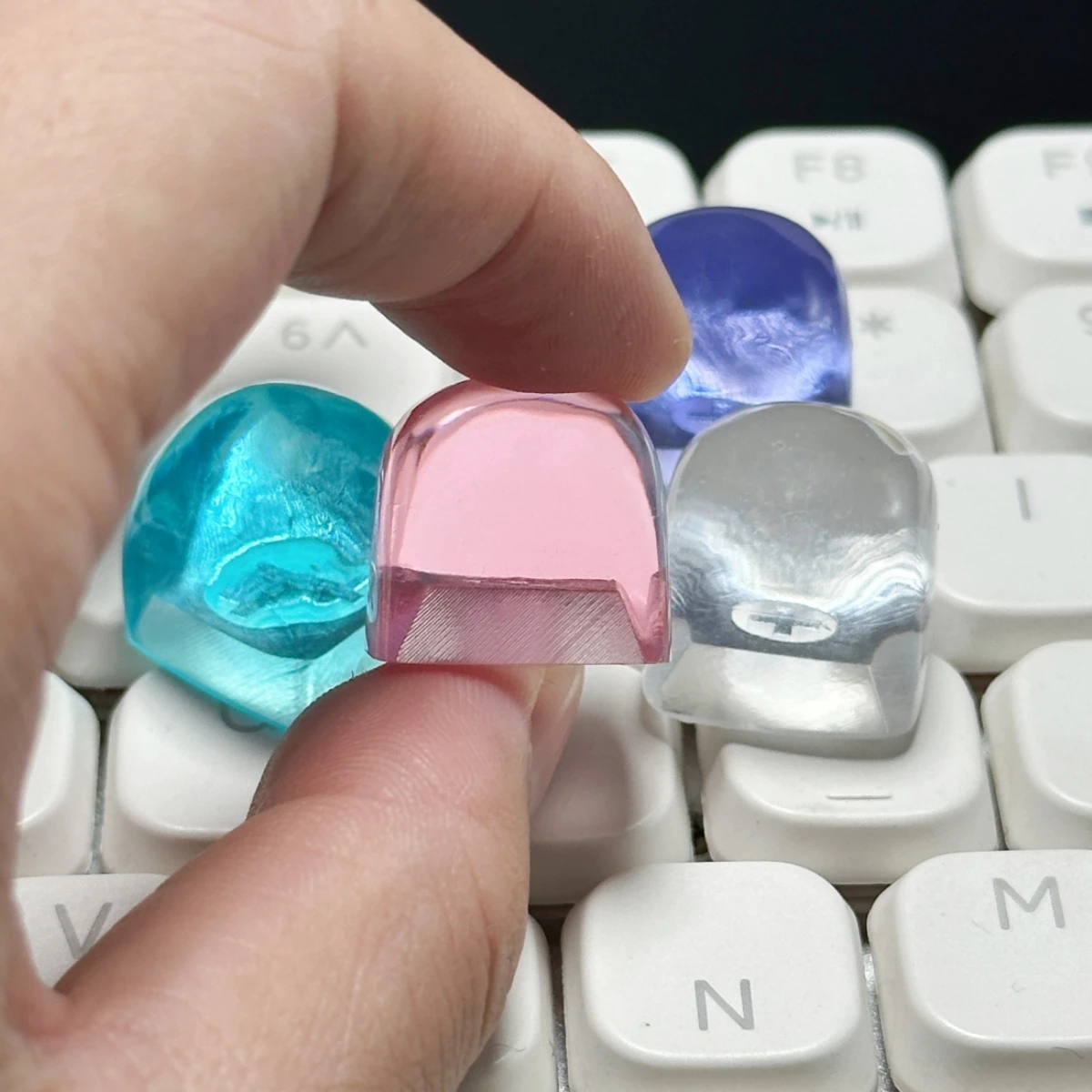 Mejora de teclados, teclas suaves, teclas artísticas para escribir por la noche, teclas personalizadas para teclado - imagen 4