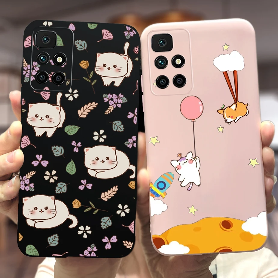 Funda con dibujos de dinosaurios para Xiaomi Redmi 10 2022, carcasa suave de TPU para Redmi 10 Prime, carcasa trasera de 6,5 pulgadas, parachoques - imagen 5