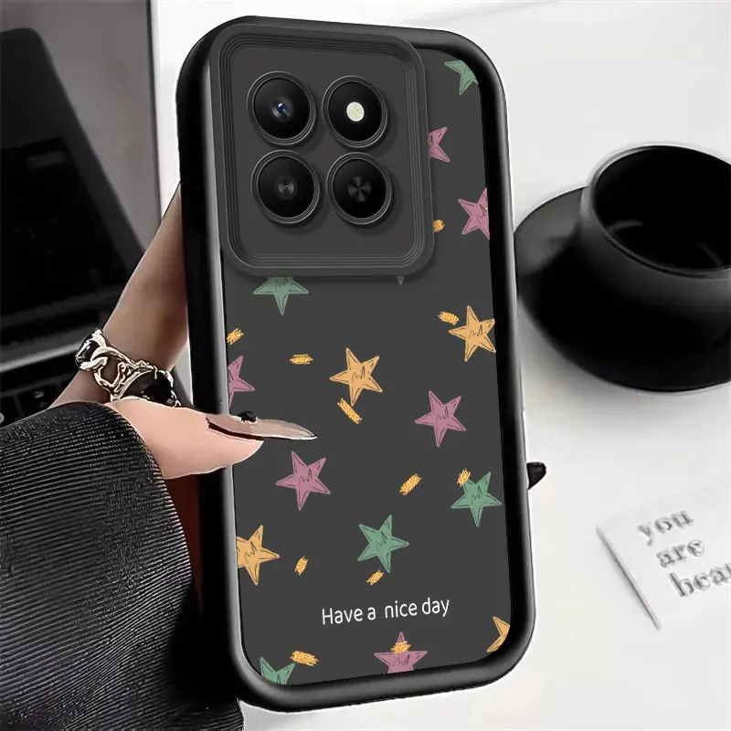 Funda de teléfono para Honor 400 Smart /Honor X7D X9D 5G 400, funda inteligente de moda con estrellas, amor, corazón, funda protectora de silicona suave a prueba de golpes - imagen 5