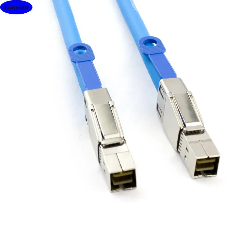 Cable de conexión de servidor MiniSAS HD SFF-8644 a SAS HD SFF-8644 - imagen 4