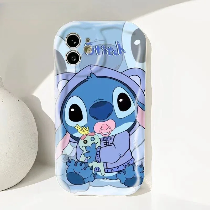 Funda de teléfono de pareja Stitch para VIVO V50 V40 Lite V30 V30E V29E V27E V25E V23E V21E V27 V25 V23 V20 Y15S Y15A Y16 S1 V15 Pro - imagen 5