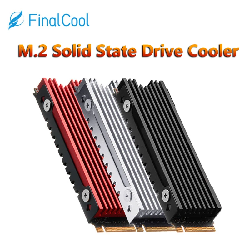 Disipador de calor M.2 2280 para consola de juegos PS5, Enfriador de disco duro de estado sólido de aleación de aluminio, resistente al calor con almohadilla de silicona térmica