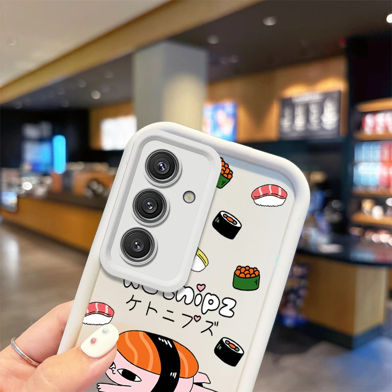 Nueva funda de teléfono K-Ketnipz de dibujos animados para Samsung Galaxy A36 A35 A34 A33 A32 5G A31 A30 A24 A23 A22 A16 A12 A50S M55 cubierta a prueba de golpes - imagen 5