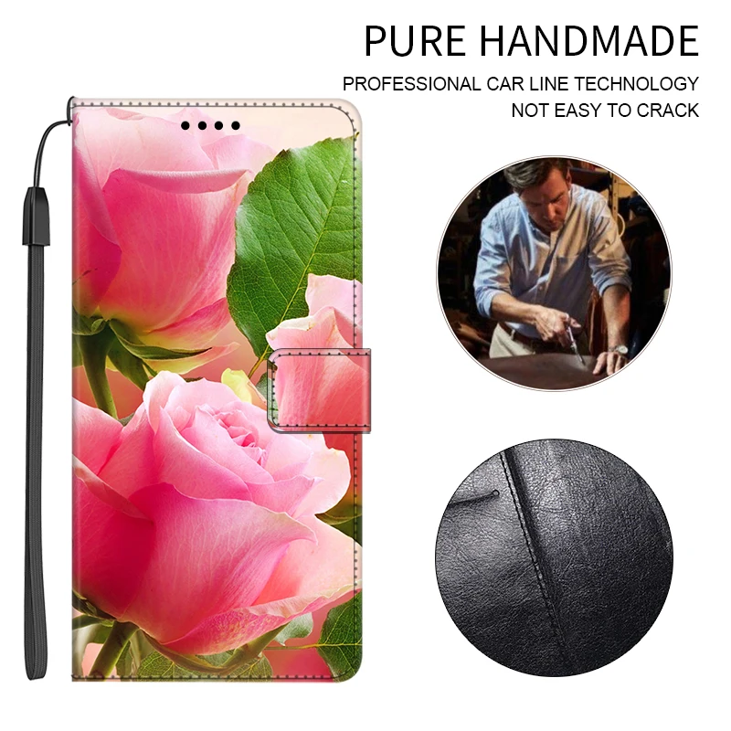 Funda de cuero con tapa para Samsung Galaxy A55 A35 A25 A15 A05 A05S 5G, funda M35 M55 M15, funda con soporte magnético con ranuras para tarjetas - imagen 2