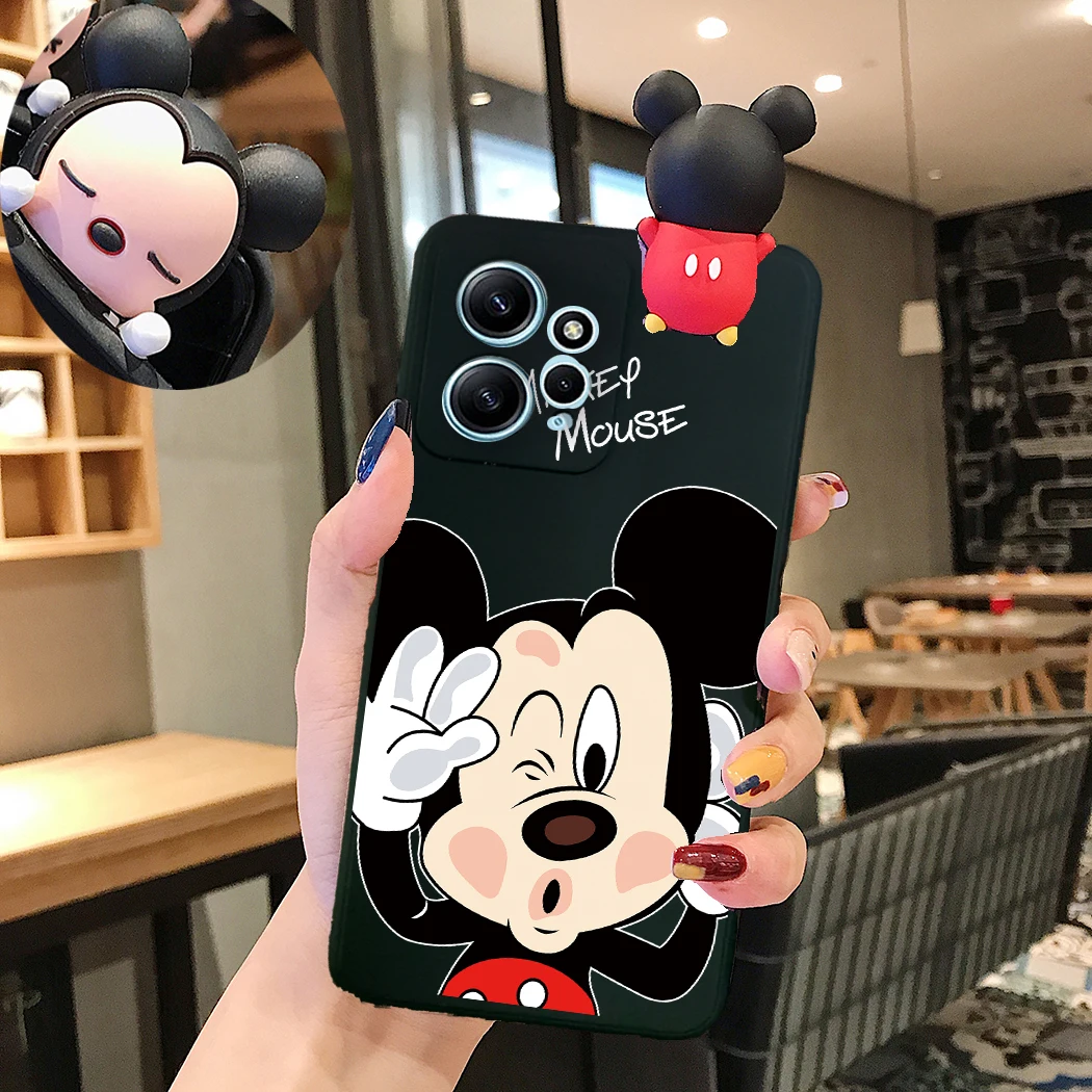 Funda de dibujos animados 3D de Mickey Minnie para OPPO A40 A80 A60 A3 A3X A16 A16S A38 A52 A58 A78 A53 A17 A15 A57 A54 A54S A79 A93 - imagen 3