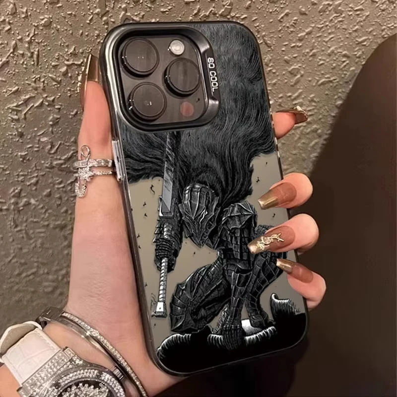 Funda de teléfono con revestimiento fresco de Anime japonés b-bererk para Samsung Galaxy A14 A15 S21 S22 S23 S24 FE Plus Ultra A25 A35 A52 A53 A54 A55 - imagen 3