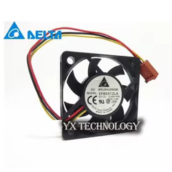 Ventilador Delta EFB0512LA-F00 de 12 V, 3 pines, 50 × 50 × 10 mm