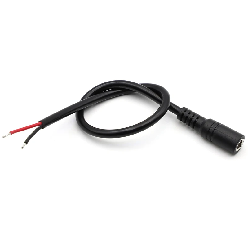 1/2/5 Uds 18AWG 5,5x2,1mm DC macho o hembra enchufe Cable conector adaptador 12V 10A cables de alimentación DIY para CCTV LED - imagen 4