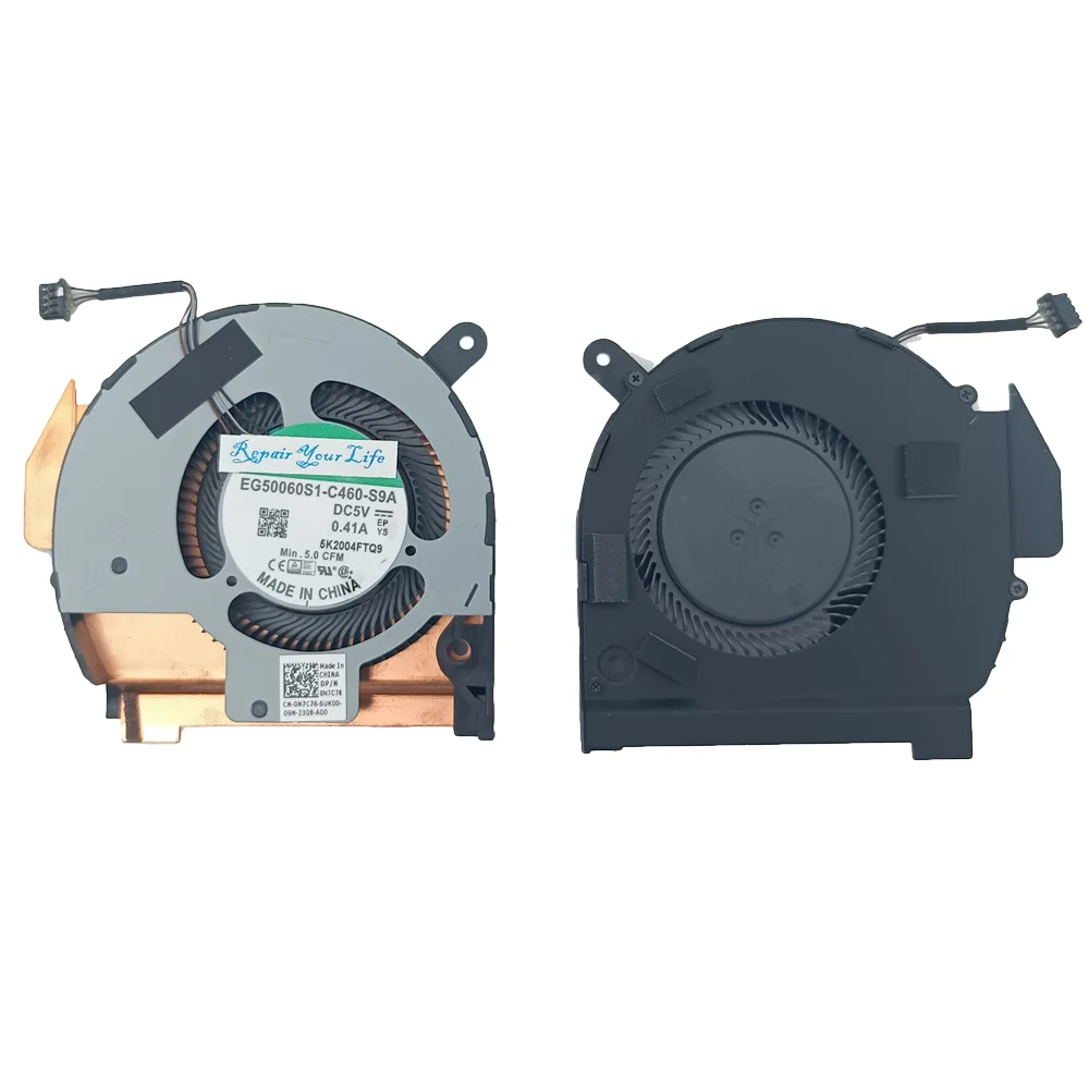 Ventilador de refrigeración para ordenador portátil, radiadores para Dell Latitude 5401, 5402, P98G, CPU, EG50060S1-C400-S9A, NS85C23, 18M23, 0YX3WM, 0WG3PW - imagen 5