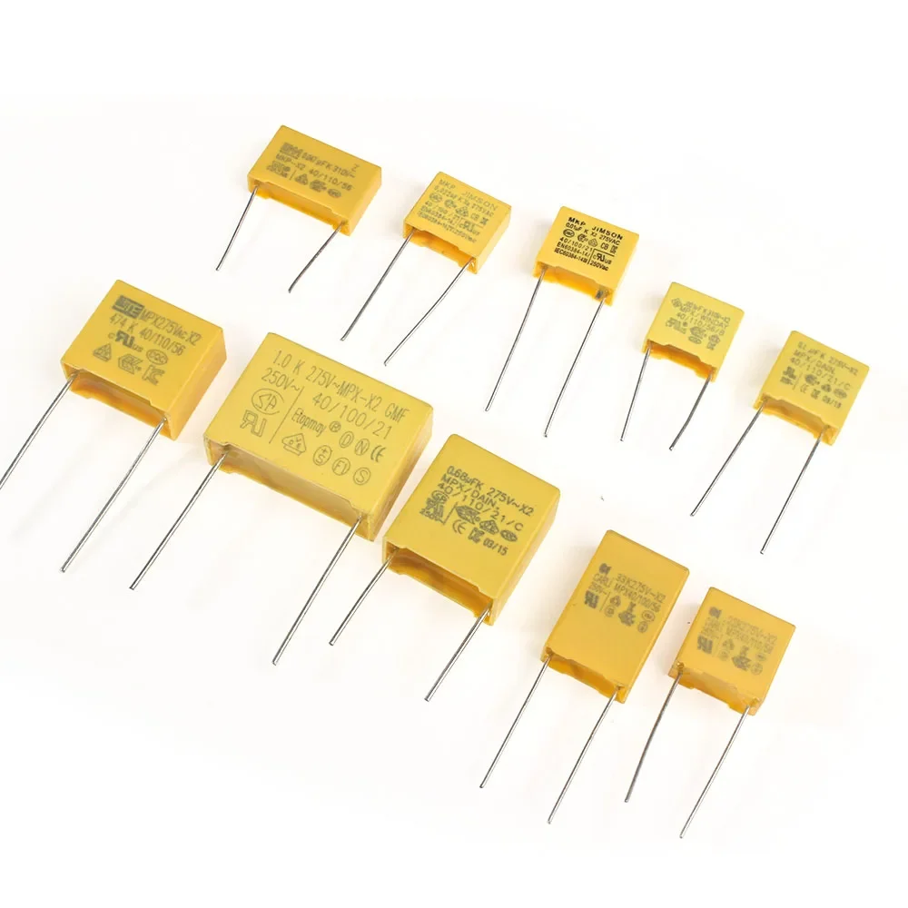 Paquete de condensadores de película de poliéster, 50 Uds., 102K ~ 105K, 275VAC X2, Kit surtido de condensadores 0.047UF 0,1UF 0,22UF 0,33UF 0,47UF 0,68UF 1UF - imagen 4