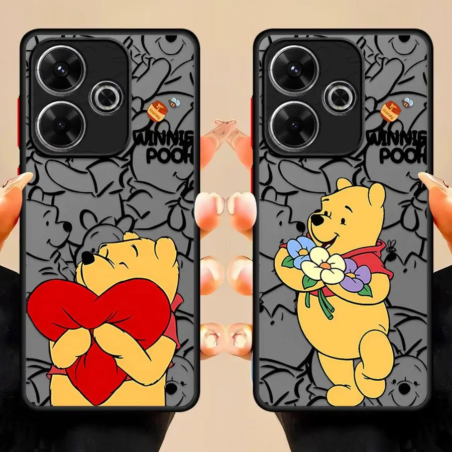 Funda de teléfono para Xiaomi Redmi 10A 9A 10C 14C K40 Pro 9T A2 + A4 A1 + 12C 9C TPU cubierta Disney Winnie The Pooh