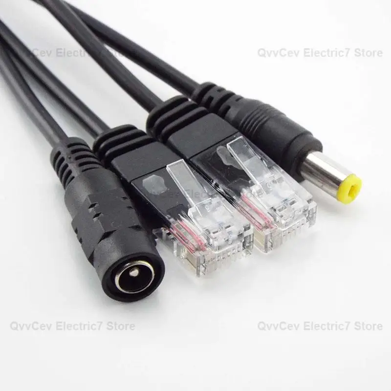 Cable adaptador de alimentación pasiva por Ethernet, divisor POE, inyector RJ45, fuente de alimentación para cámara IP - imagen 3