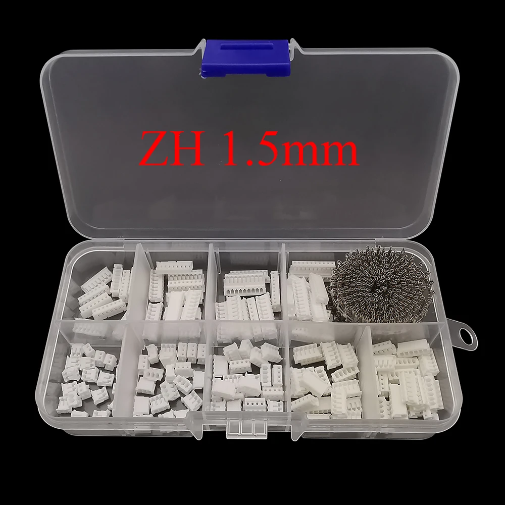 540 unids/caja SH 1,0mm/JST 1,25mm/GH 1,25mm/ZH 1,25mm Kit de conectores carcasa Terminal de engarzado 2/3/4/5/6/7/8/9/10Pin conector de pines - imagen 4