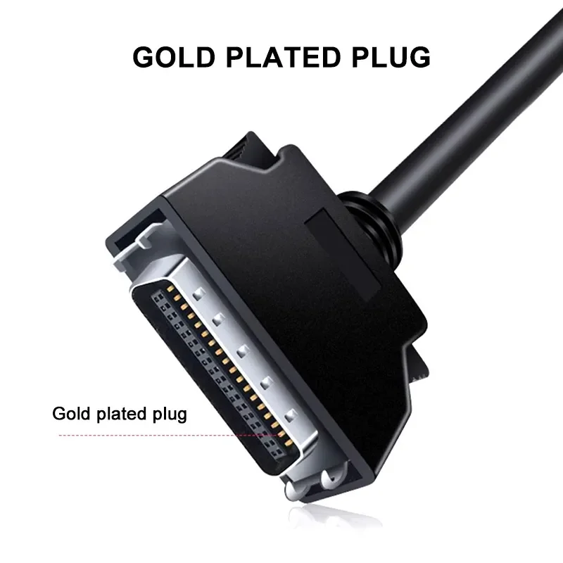 SCSI-Cable Servo CN14/20/26/36/50 Pin macho a macho, hebilla fija blindada, servidor IO, línea de Control para Mitsubishi Yaskawa - imagen 4
