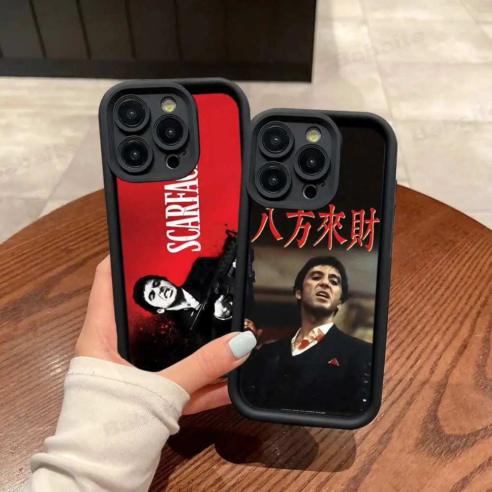 Funda de teléfono clásica con película S-Scarface, funda de silicona para iPhone 17 Air 17 16 15 14 13 Plus Pro Max, funda suave a prueba de golpes - imagen 2