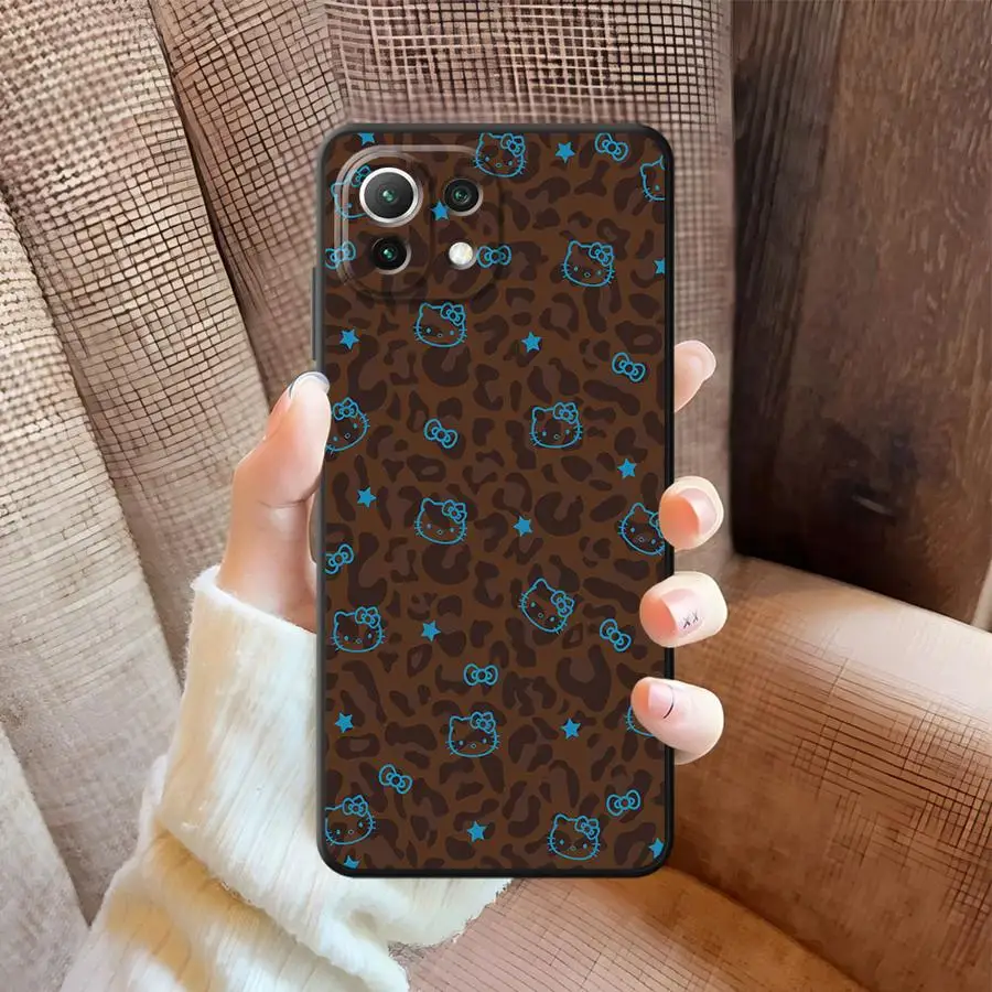 Funda para Xiaomi Mi 11 12 13 Lite 10T 11T 12T Pro 12X 13 14 15 Pro funda de teléfono suave negra muñeca bonita de dibujos animados - imagen 5