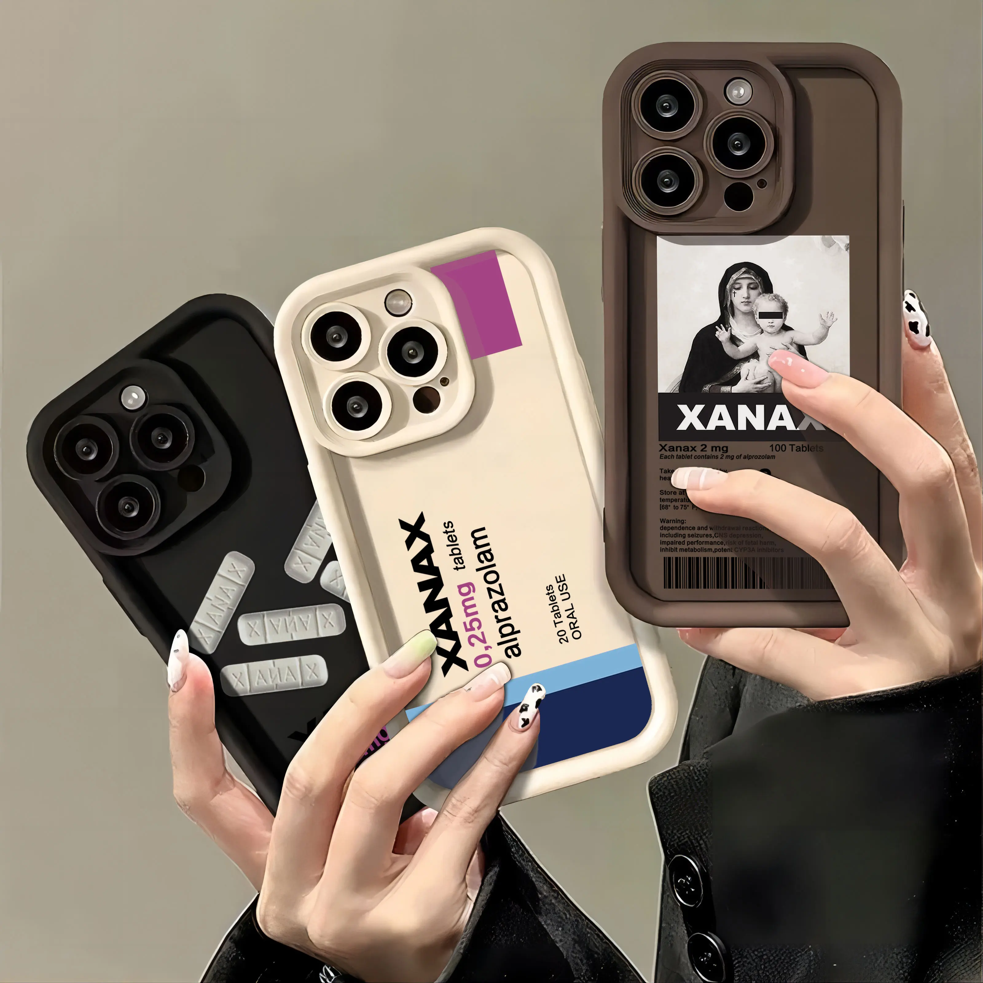 XANAX-funda de teléfono para Samsung A03, A04, A05S, A10S, A11, A12, A20S, A21S, A13, A14, A54, A34, A53, A33 - imagen 2