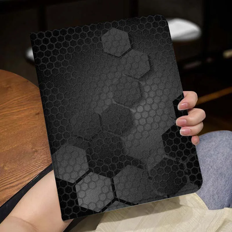 Patrón de grafito Hexagonal para Huawei MediaPad MatePad Air M6 M5 M2 T10s T5 C5e 10 11 12X10,8 SE Pro funda para tableta - imagen 5