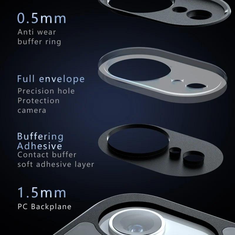 Para iPhone 16e Funda iPhone 16e Funda Coque teléfono parachoques trasero mate transparente a prueba de golpes transparente TPU borde Funda de teléfono iPhone 16e - imagen 5