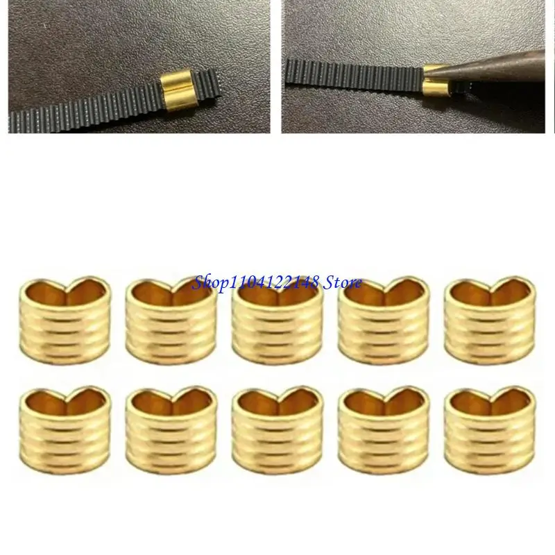 Terminales enjuague correa latón P9FA Conectores cable alambre 6 mm para impresoras Configuración rápida - imagen 3