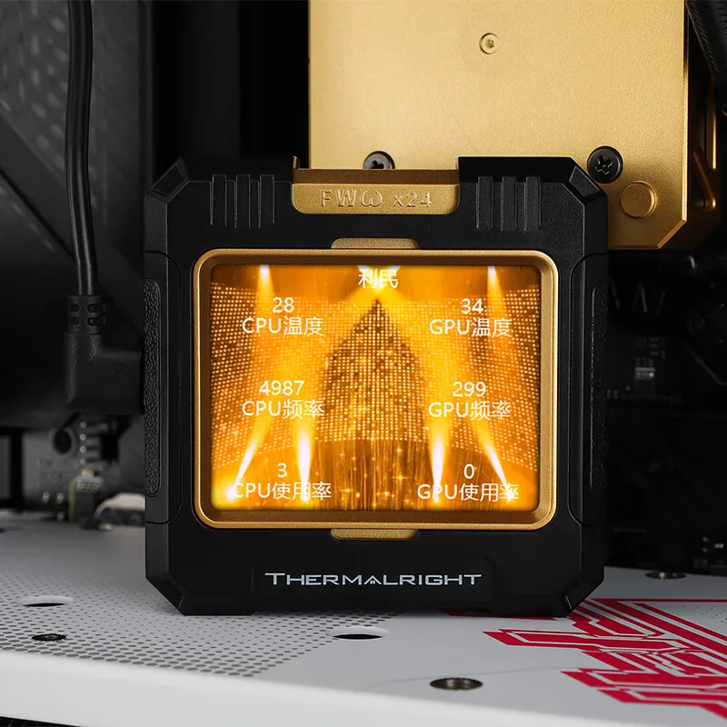 Thermalright FW 420 todo en uno CPU enfriador de agua 2,4 "IPS monitor LCD temas personalizables para LGA1851/1700 AMD AM4 AM5 - imagen 4