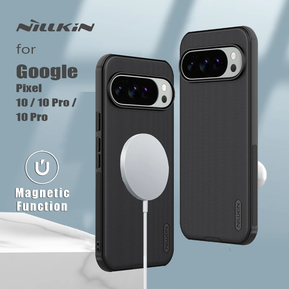 Nillkin para Google Pixel 10 Pro XL/10 Pro/10 5G funda magnética Frosted Shield Pro funda adaptable Magsafe mate cubierta trasera completa - imagen 2