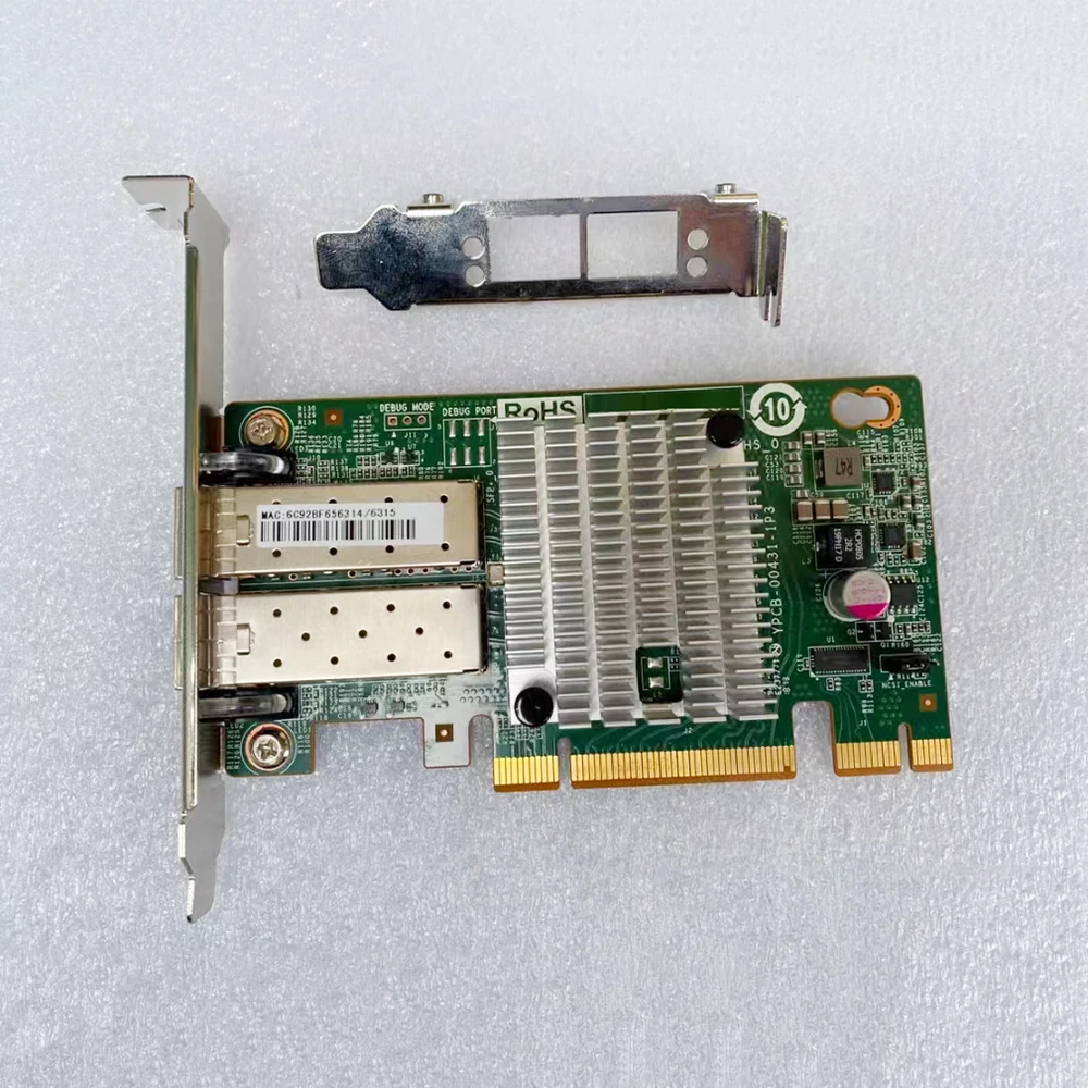 YZNC-00431-102 Puerto óptico de 10 GB X710DA2 FTX710-BM2 Tarjeta de red de doble puerto de 10 Gigabit 82599ES - imagen 5