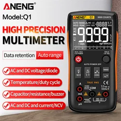 Multímetro Digital ANENG Q1 – Rango Automático y 9999 Recuentos