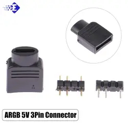 Conector ARGB Macho-Hembra 5V 3 Pines – Cable Extensión RGB PC