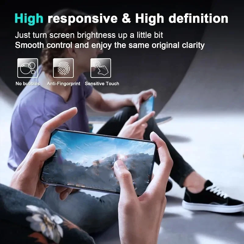 3 uds vidrio templado Anti-Peep para iPhone 16 16E 15 Pro Max 14Pro Protector de pantalla de cubierta completa para iPhone 15/14/13/12/11 Anti-espía - imagen 5