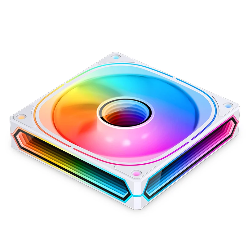 JONSBO FR-505B ventilador con cubierta de 120mm serie espejo inverso ventilador silencioso 5V 3PIN ARGB ventilador enfriador de CPU - imagen 3